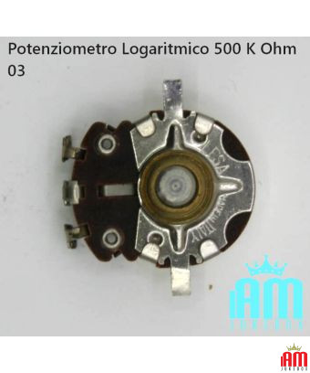 Potenziometro Logaritmico 500 K Ohm Parti di ricambio Ami Rowe Wurlitzer Condizione: NOS [product.supplier] 1 Potenziometro Loga