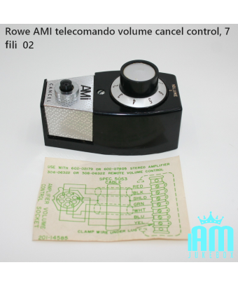 Rowe AMI remote volume/cancel control, 7 wires for early Rowe jukeboxes. Spare parts Ami Rowe Ami Rowe Condition: seen and liked