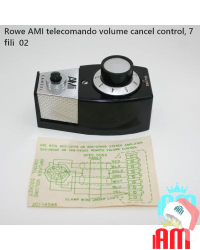 Italiano (Italian) Ami Rowe Rowe AMI telecomando volume/cancel 1 Parti di ricambio Ami Rowe 1 Shop I'm Jukebox iamjukebox.it 