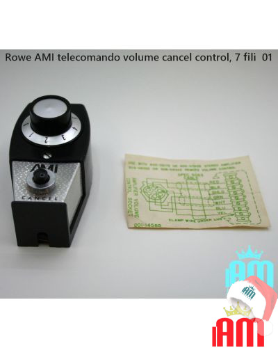 Italiano (Italian) Ami Rowe Rowe AMI telecomando volume/cancel 1 Parti di ricambio Ami Rowe 1 Shop I'm Jukebox iamjukebox.it 