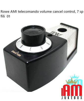 Rowe AMI remote volume/cancel control, 7 wires for early Rowe jukeboxes.(Without Button) As in Photo