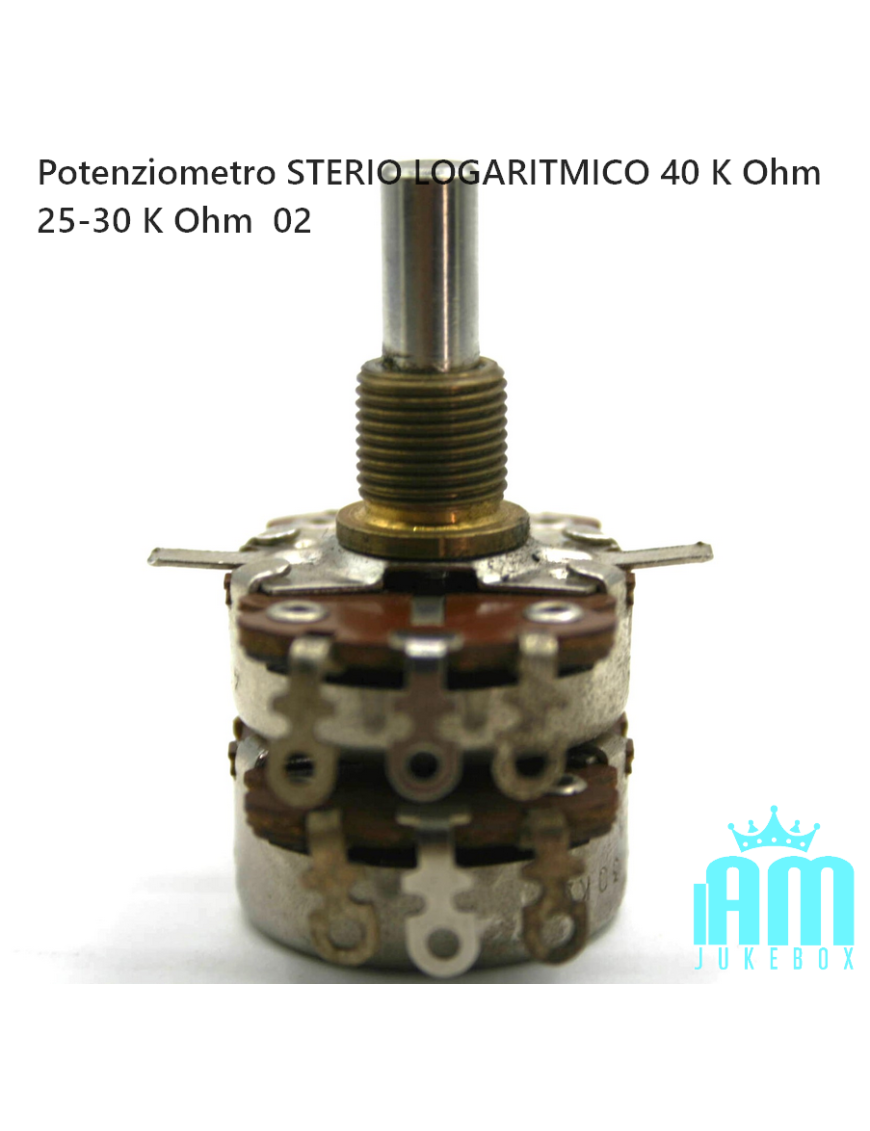 Sterio Logarithmisches Potentiometer 40 K Ohm 25/30 K Ohm