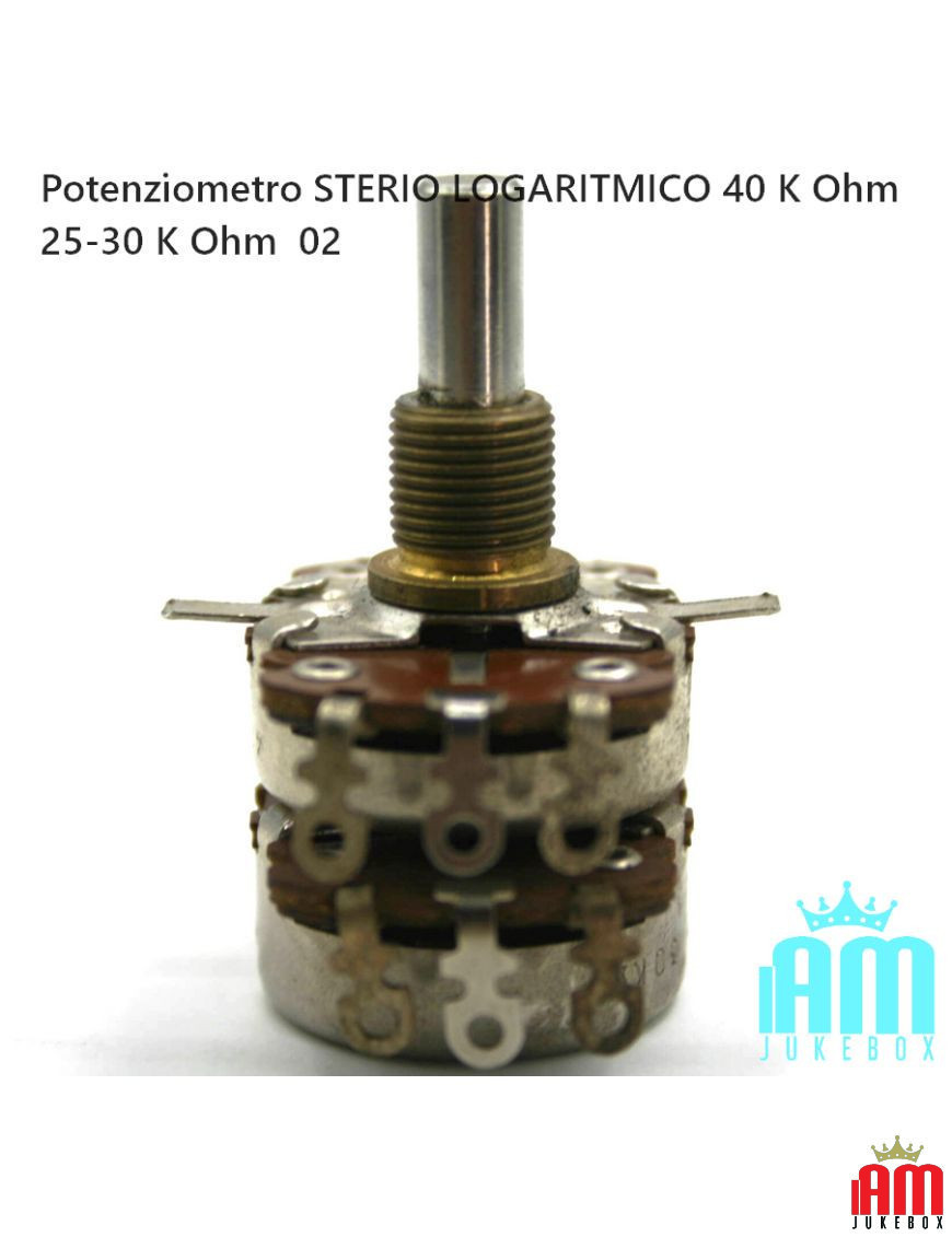 Sterio Logarithmic Potentiometer 40 K Ohm 25/30 K Ohm Potentiometers Wurlitzer Condition: seen and liked [product.supplier] 1 St