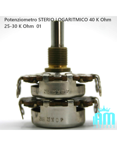 Italiano (Italian) Wurlitzer Potenziometro Sterio 40 K Ohm 25/30 K Ohm 1 Potenziometri 1 Shop I'm Jukebox iamjukebox.it 