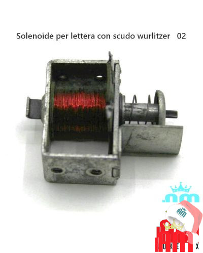 Italiano (Italian) Wurlitzer Solenoide a lettera con scudo wurlitzer 1 Parti di ricambi Wurlitzer 1 Shop I'm Jukebox iamjukebox.