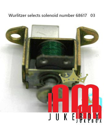 Nummernstoppmagnet Wurlitzer -Ersatzteile Wurlitzer Zustand: NOS [product.supplier] 1 Wurlitzer wählt die Magnetspule Nr. 68617 