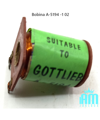 Spule A-5194 /1 Solinoide Gottlieb Zustand: NOS [product.supplier] 1 Spule A-5194 /1 Bobina A-5194 /1 Spule A-5194 Für elektrome