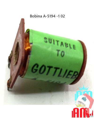 Italiano (Italian) Gottlieb Bobina A-5194 /1 1 Solinoidi 1 Shop I'm Jukebox iamjukebox.it 