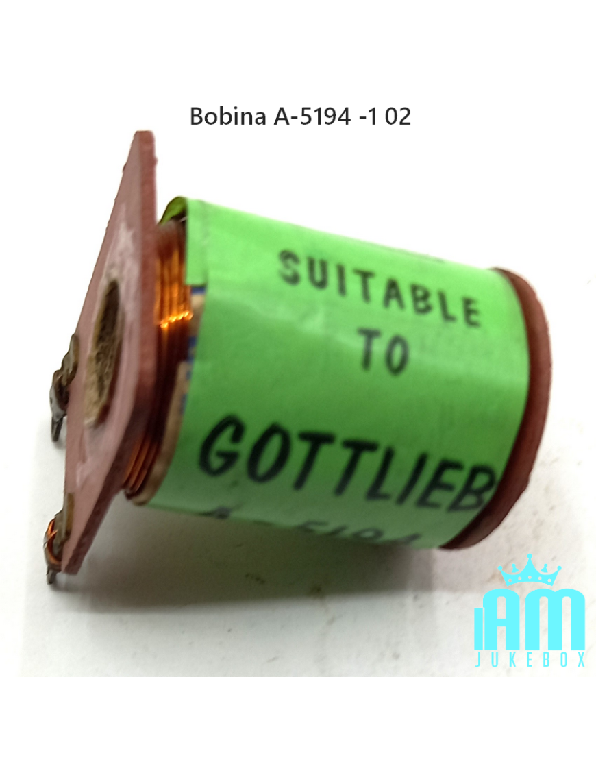 coil A-5194 Solinoids Gottlieb Condition: NOS [product.supplier] 1 coil A-5194 For electromechanical pinball machines (without d