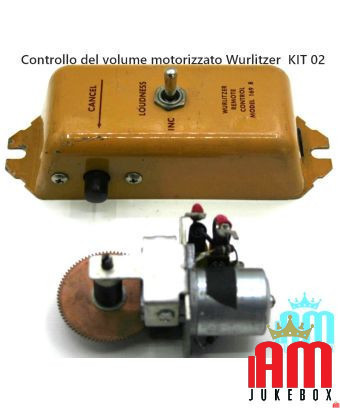 Wurlitzer KIT motorisierte Lautstärkeregelung Wurlitzer -Ersatzteile Wurlitzer Zustand: Nicht getestet [product.supplier] 1 Moto
