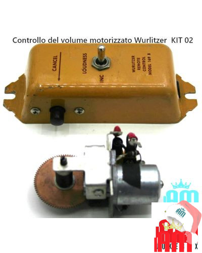 Italiano (Italian) Wurlitzer Controllo del volume motorizzato Wurlitzer KIT 1 Parti di ricambi Wurlitzer 1 Shop I'm Jukebox iamj