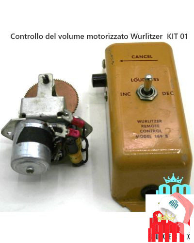 Italiano (Italian) Wurlitzer Controllo del volume motorizzato Wurlitzer KIT 1 Parti di ricambi Wurlitzer 1 Shop I'm Jukebox iamj