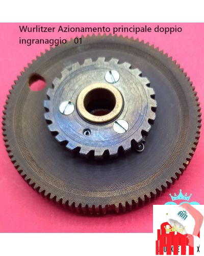 Italiano (Italian) Wurlitzer Wurlitzer Azionamento principale doppio ingranaggio 116986 1 Parti di ricambi Wurlitzer 1 Shop I'm 