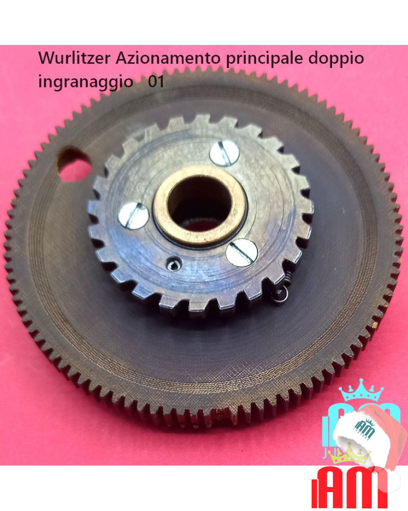 Italiano (Italian) Wurlitzer Wurlitzer Azionamento principale doppio ingranaggio 116986 1 Parti di ricambi Wurlitzer 1 Shop I'm 