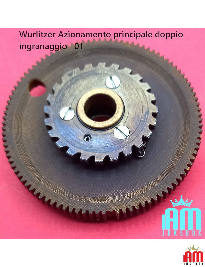 Wurlitzer Double gear main drive Wurlitzer spare parts Wurlitzer Condition: Used [product.supplier] 1 Wurlitzer Azionamento prin