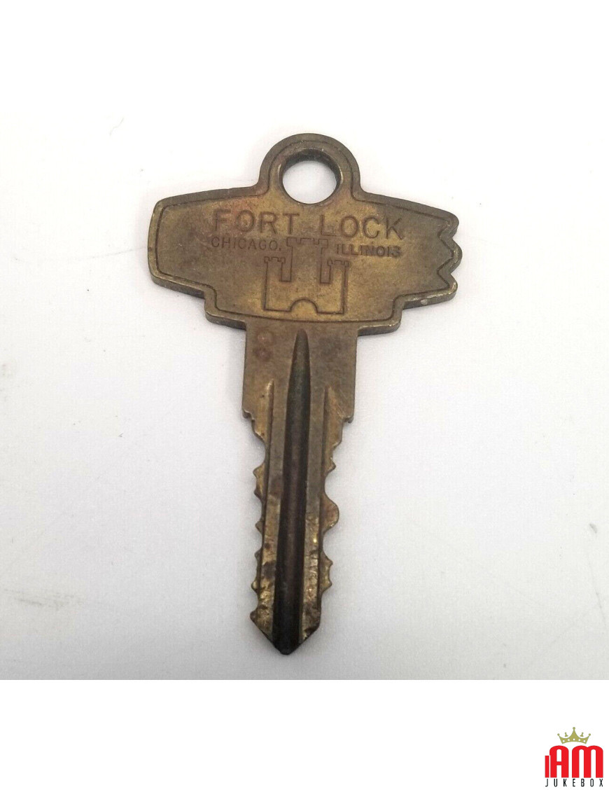 Vintage Chicago Fort Lock Co. Key 1180 Company