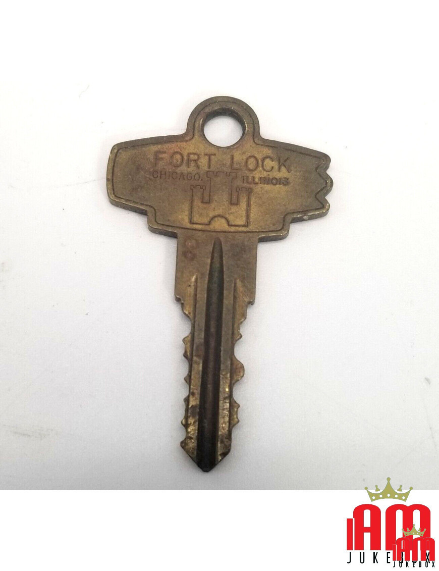 Vintage Chicago Fort Lock Co. Clé 1278 Société