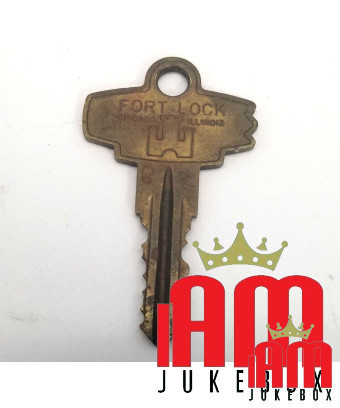 copy of Vintage Chicago Fort Lock Co. Key 1468 Company Williams 1 - Shop I'm Jukebox 
