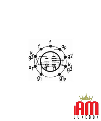 6CG8A valve Valves [product.brand] Condition: NOS [product.supplier] 1 6CG8A valve Valvola 6CG8A Type: Triode - pentode Identica