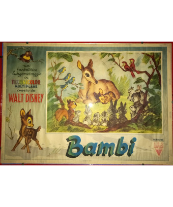 Walt Disney - Bambi - Brochure Catalogo RKO Radio del 1947/1948
