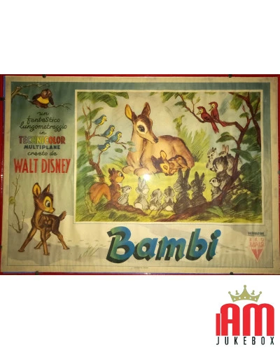 [product.wurlitzer] [Shop.iamjukebox] [Shop.IamJukebox.it]Walt Disney - Bambi - Brochure Catalogo RKO Radio del 1947/1948 Home [