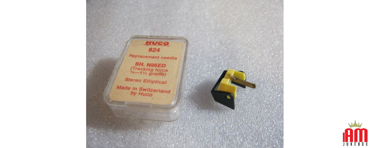 HUCO 824 Turntable Needle for Shure SH. N95ED ( 1/4-1/2 grams ) Jukebox and turntable needles [product.brand] Condition: NOS [pr