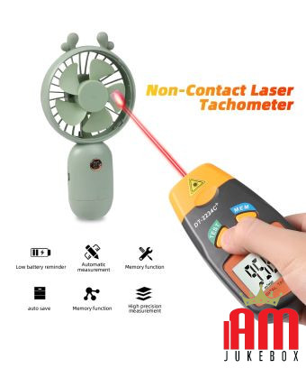 DT2234C + RPM digitaler Lasertachometer