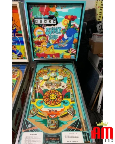 Summer Time Williams Pinball Flipper William Williams Condition: seen and liked [product.supplier] 1 Summer Time Williams Pinbal
