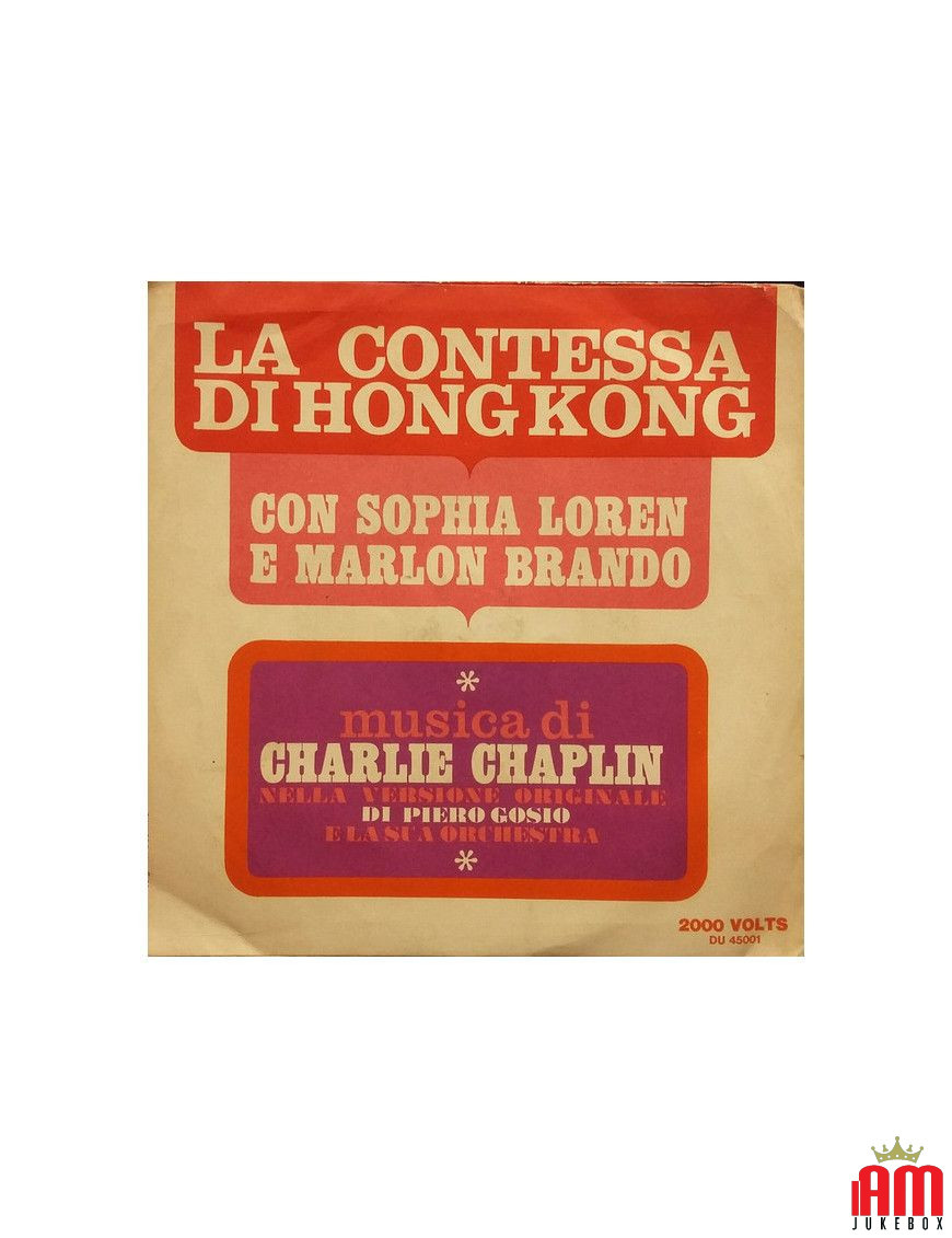 La Comtesse de Hong Kong [Piero Gosio E La Sua Orchestra] - Vinyle 7", 45 tours, stéréo [product.brand] 1 - Shop I'm Jukebox 