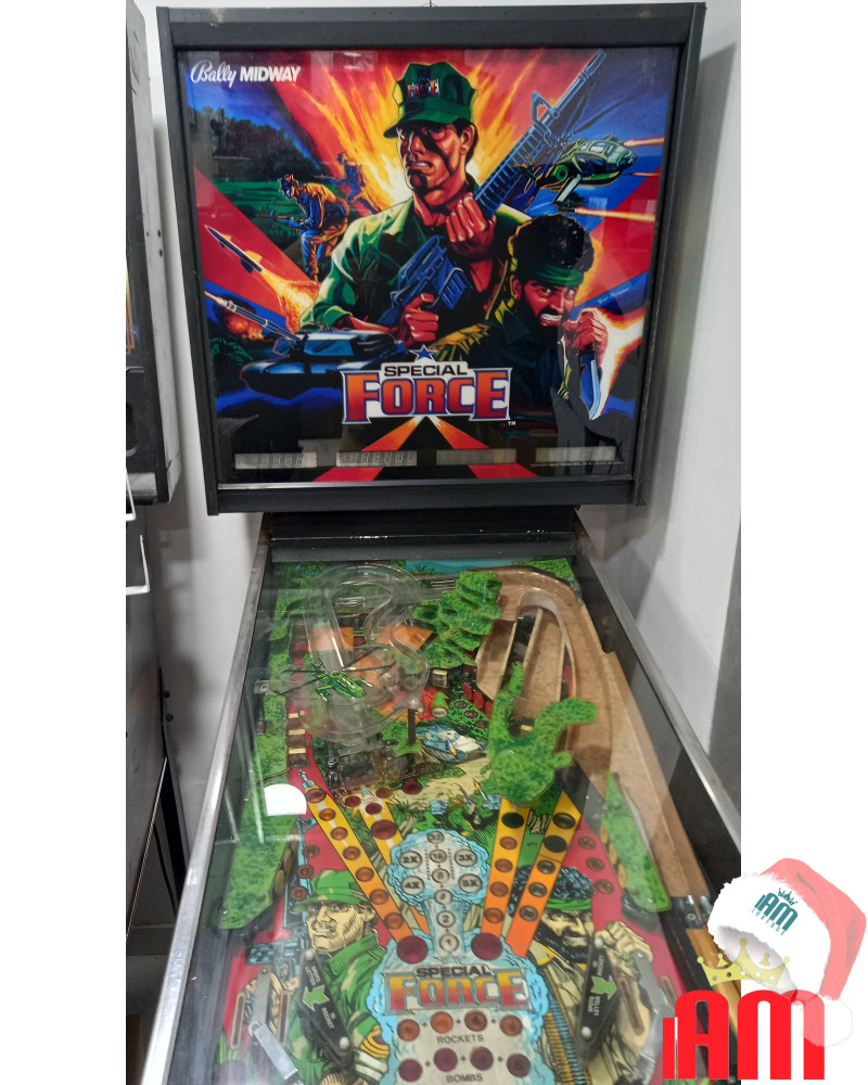 Italiano (Italian) Bally Special Force Pinball – Bally / Midway 1986 1 Flipper Elettronici 1 Shop I'm Jukebox iamjukebox.it 