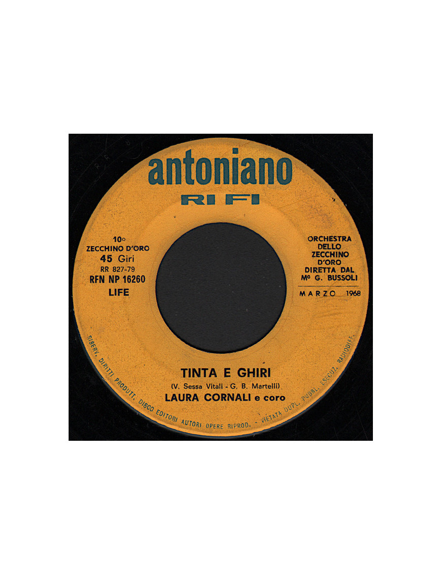 Tinta E Ghiri Quarantaquattro Gatti [Laura Cornali,...] - Vinyl 7", 45 RPM [product.brand] 1 - Shop I'm Jukebox 