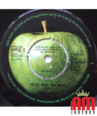 C'étaient les jours [Mary Hopkin] - Vinyl 7", 45 RPM, Single