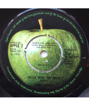 Those Were The Days [Mary Hopkin] – Vinyl 7", 45 RPM, Single [product.brand] 1 - Shop I'm Jukebox 