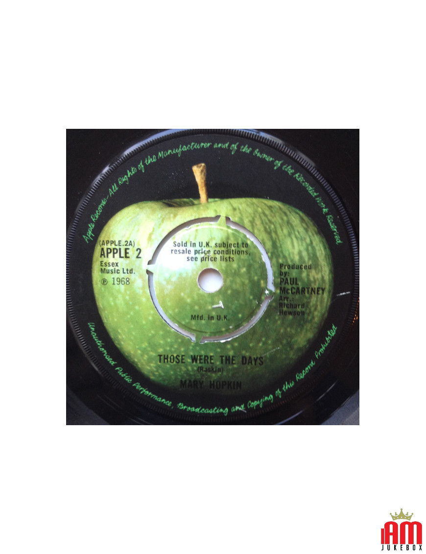 C'étaient les jours [Mary Hopkin] - Vinyl 7", 45 RPM, Single [product.brand] 1 - Shop I'm Jukebox 