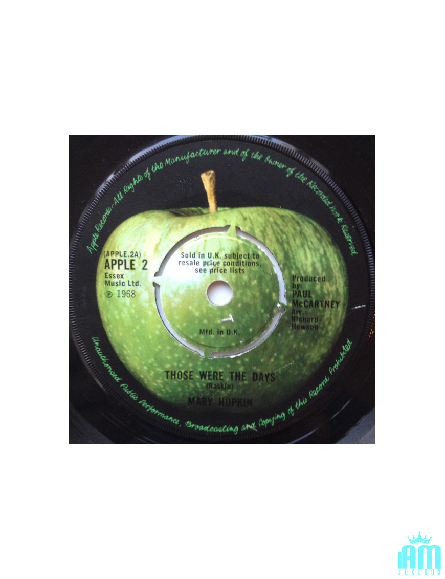 Those Were The Days [Mary Hopkin] - Vinyl 7", 45 RPM, Single [product.brand] 1 - Shop I'm Jukebox 