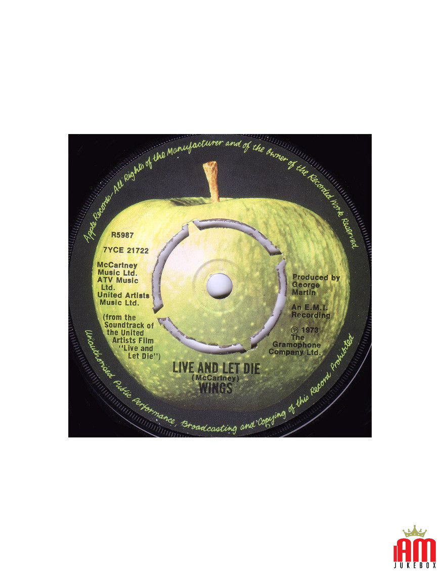 Live And Let Die [Wings (2)] – Vinyl 7", 45 RPM, Single [product.brand] 1 - Shop I'm Jukebox 