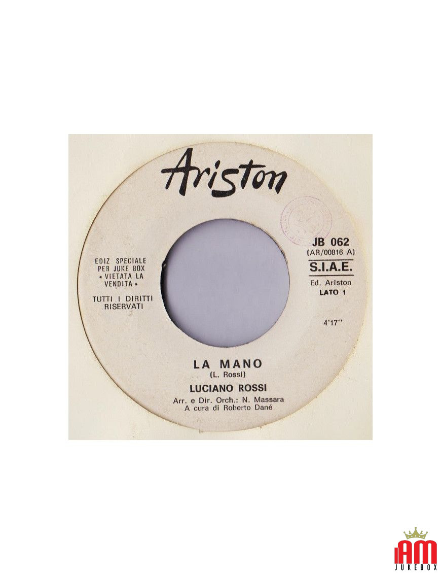 La Mano That's No Way (To Treat Me) [Luciano Rossi,...] - Vinyle 7", 45 RPM, Jukebox [product.brand] 1 - Shop I'm Jukebox 