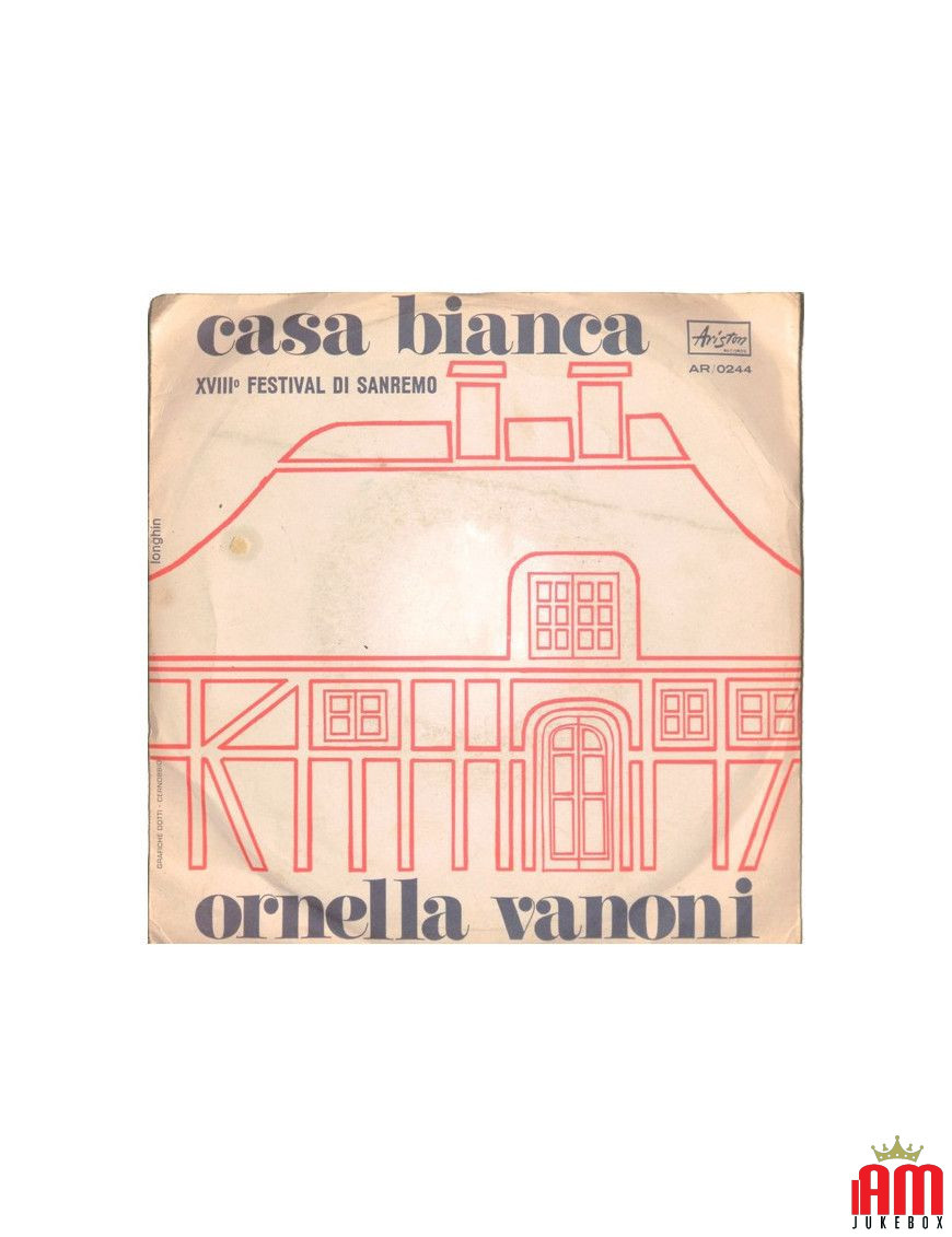 Maison Blanche [Ornella Vanoni] - Vinyle 7", 45 TR/MIN [product.brand] 1 - Shop I'm Jukebox 