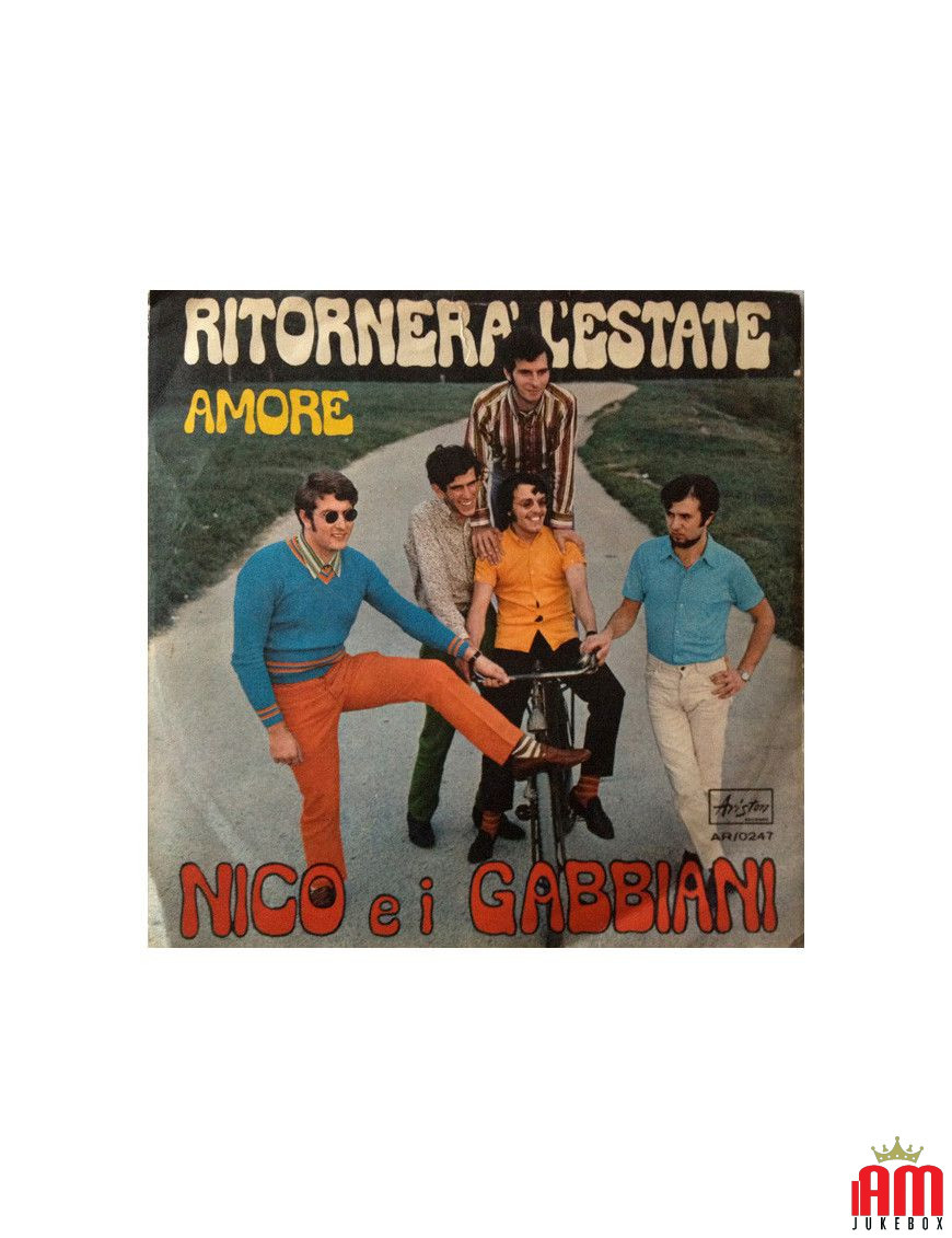 Ritornerà L'estate Amore [Nico E I Gabbiani] - Vinyl 7", 45 RPM [product.brand] 1 - Shop I'm Jukebox 