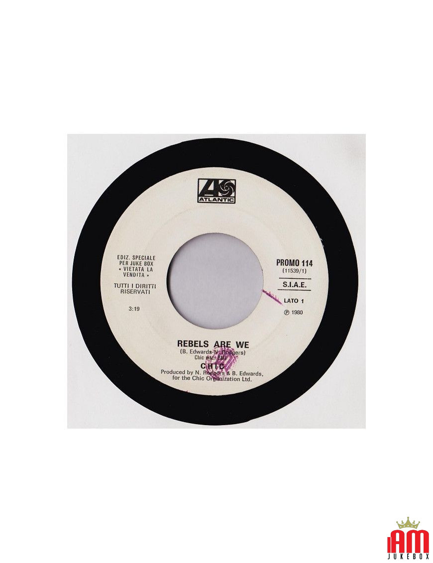 Rebels Are We And The Cradle Will Rock [Chic,...] - Vinyle 7", 45 RPM, Jukebox [product.brand] 1 - Shop I'm Jukebox 