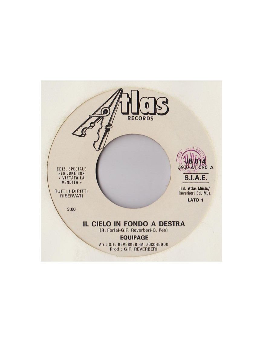 Il Cielo In Fondo A Destra   Let Me Be Your Radio [Equipage,...] - Vinyl 7", 45 RPM, Jukebox