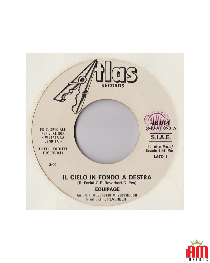 Il Cielo In Fondo A Destra Let Me Be Your Radio [Equipage,...] - Vinyle 7", 45 RPM, Jukebox [product.brand] 1 - Shop I'm Jukebox