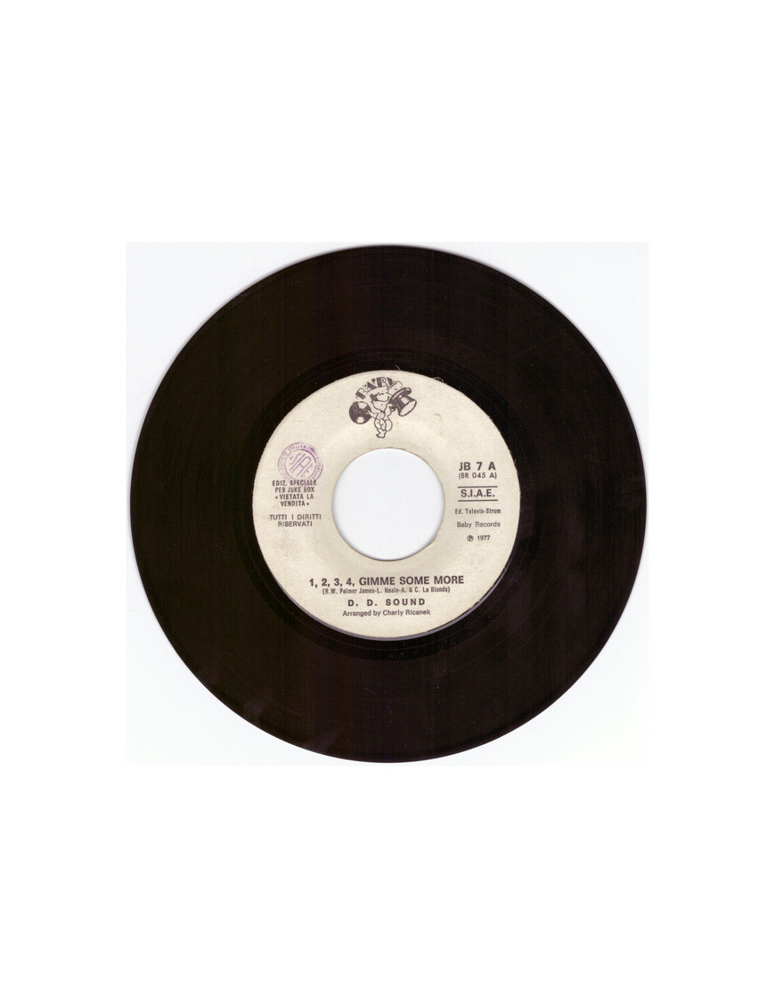 1, 2, 3, 4, Gimme Some More Sempre Tu [DD Sound,...] – Vinyl 7", 45 RPM, Jukebox