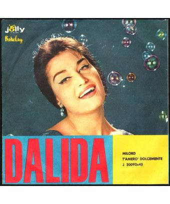 Milord T'Amerò Dolcemente [Dalida] - Vinyl 7", 45 RPM, Single [product.brand] 1 - Shop I'm Jukebox 