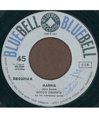 Marina Manuela [Rocco Granata] - Vinyle 7", 45 tours [product.brand] 1 - Shop I'm Jukebox 