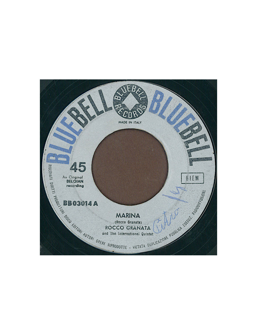 Marina   Manuela [Rocco Granata] - Vinyl 7", 45 RPM