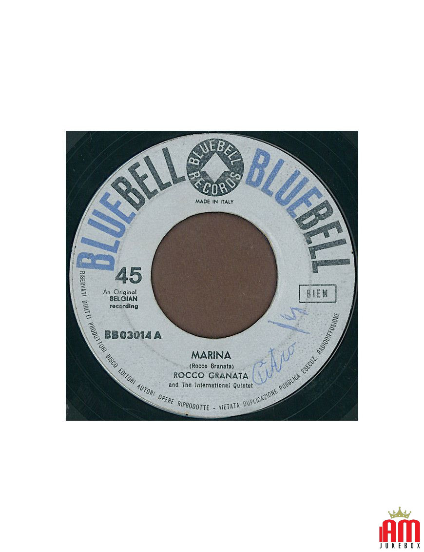 Marina Manuela [Rocco Granata] – Vinyl 7", 45 RPM [product.brand] 1 - Shop I'm Jukebox 