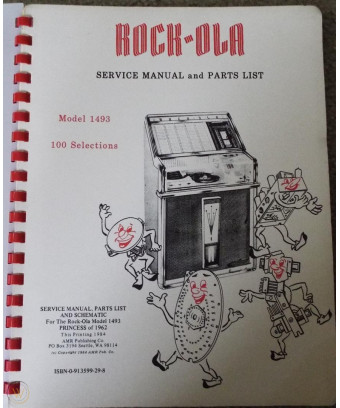 ROCKOLA 1493 PRINCESS JUKEBOX MANUALE DI SERVIZIO PDF