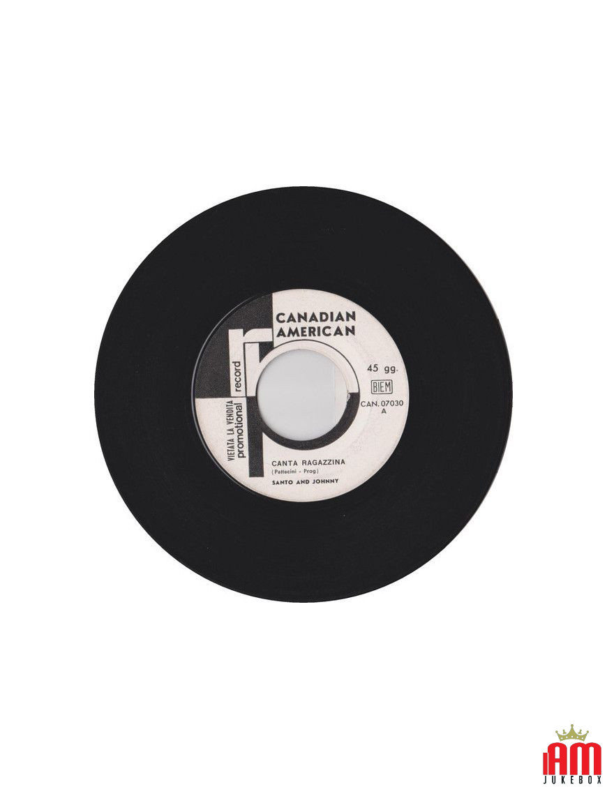 Canta Ragazzina Spanish Eyes [Santo & Johnny] - Vinyl 7", Promo [product.brand] 1 - Shop I'm Jukebox 