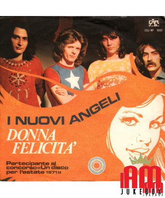 Donna Felicità [I Nuovi Angeli] - Vinyl 7", 45 RPM, Stereo [product.brand] 1 - Shop I'm Jukebox 